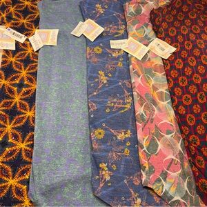LuLaRoe - Irma - Bundle of 5 - Multicolor Patterned - Size Small - NWT